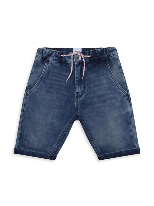 HUGO BOSS Boy's Drawstring Denim Shorts